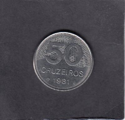 Beschrijving: 50 Cruzeiros MAP